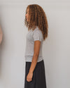 BASERANGE Classic Bamboo Fiber Bamboo Cotton Long Sleeve T-Shirt Collection Round Neck Bottoming Shirt France BAS-TOLS-BA-SU25-GREY MELANGE TOLS-BL-000